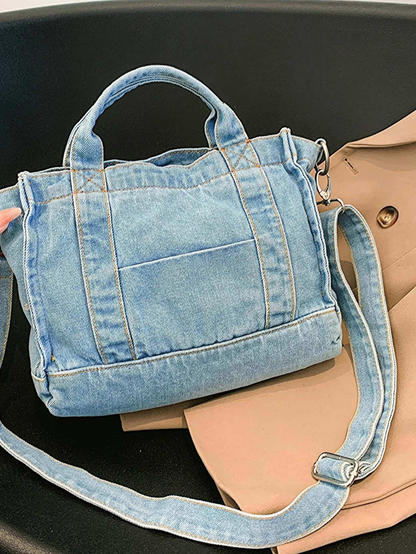 Adored Denim Shoulder Bag