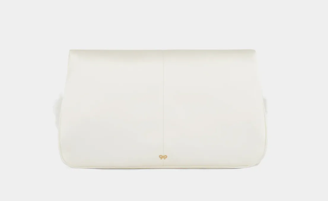 Anya Hindmarch Satin Bow Clutch