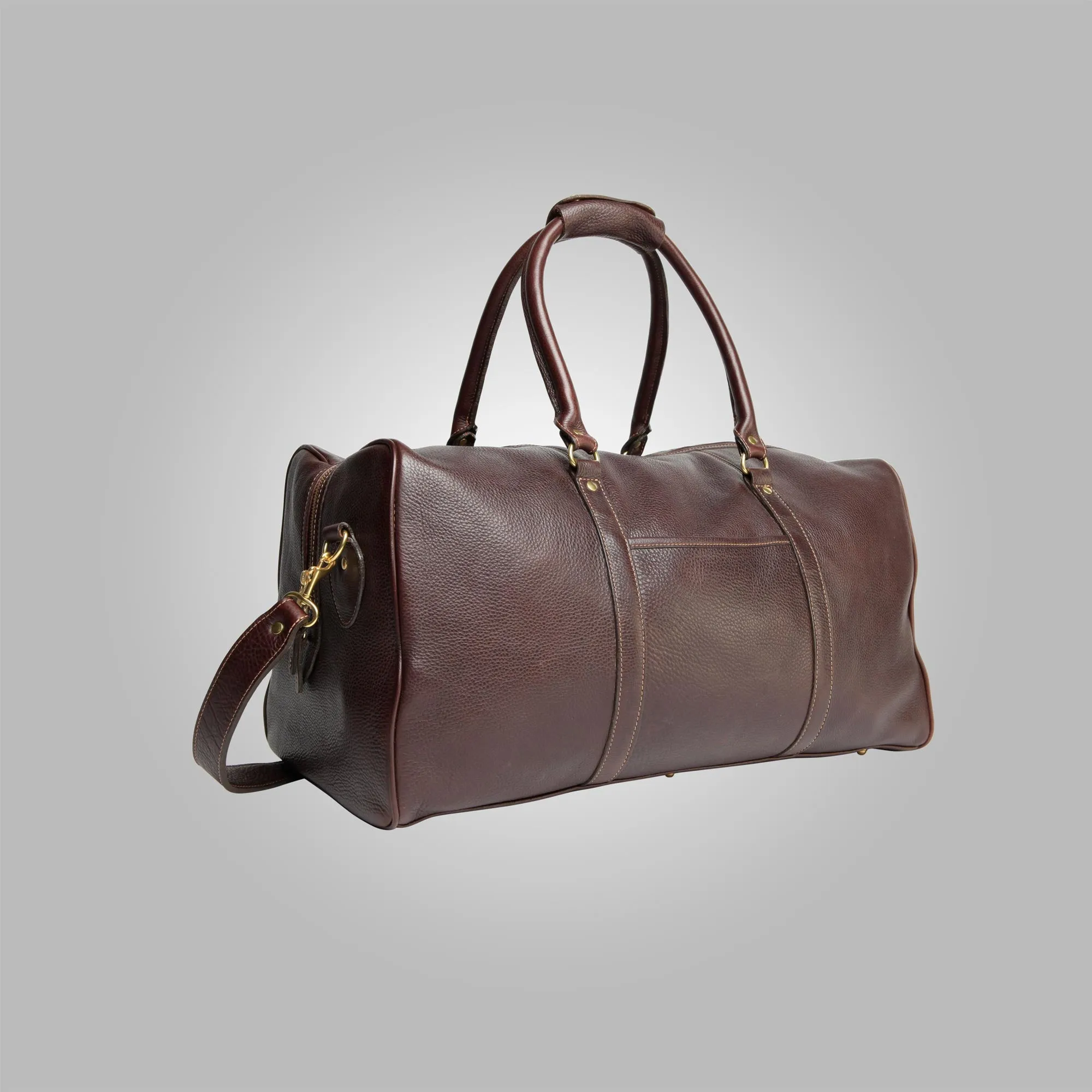 Aston Leather DFL-5 Buchanan Duffle Weekender BAG