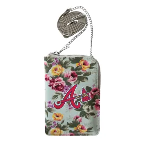 Atlanta Braves Canvas Floral Smart Purse