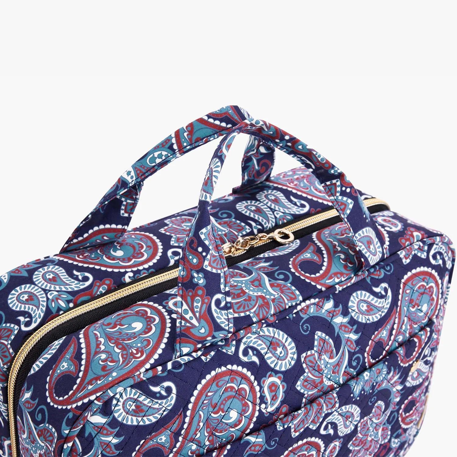 Bonchemin Red Paisley The Space Saver Toiletry Bag