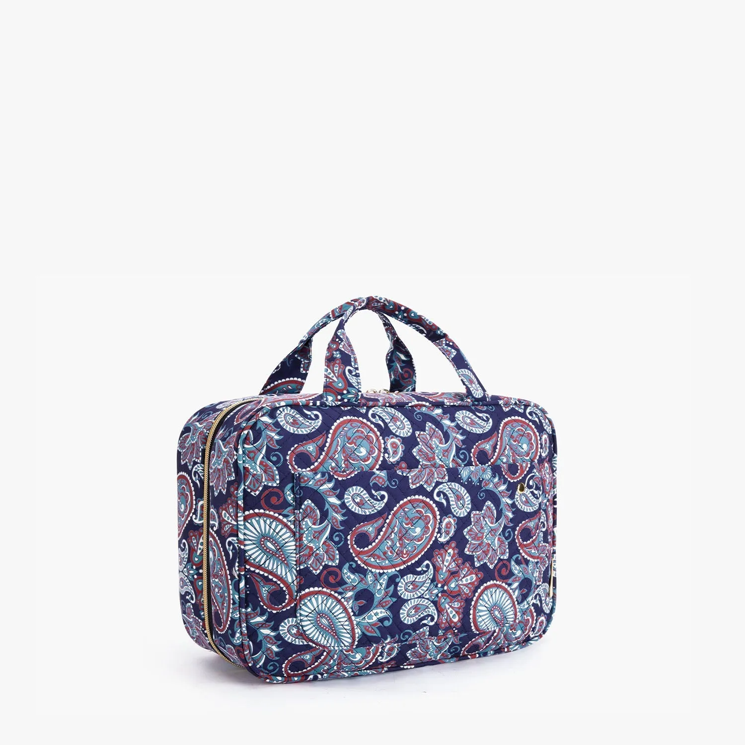 Bonchemin Red Paisley The Space Saver Toiletry Bag