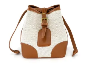 Brown Mini Bucket Bag