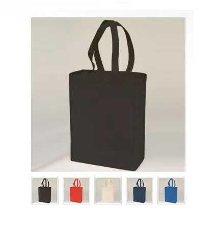 Canvas Gusset Shopping Tote Bag - TF210