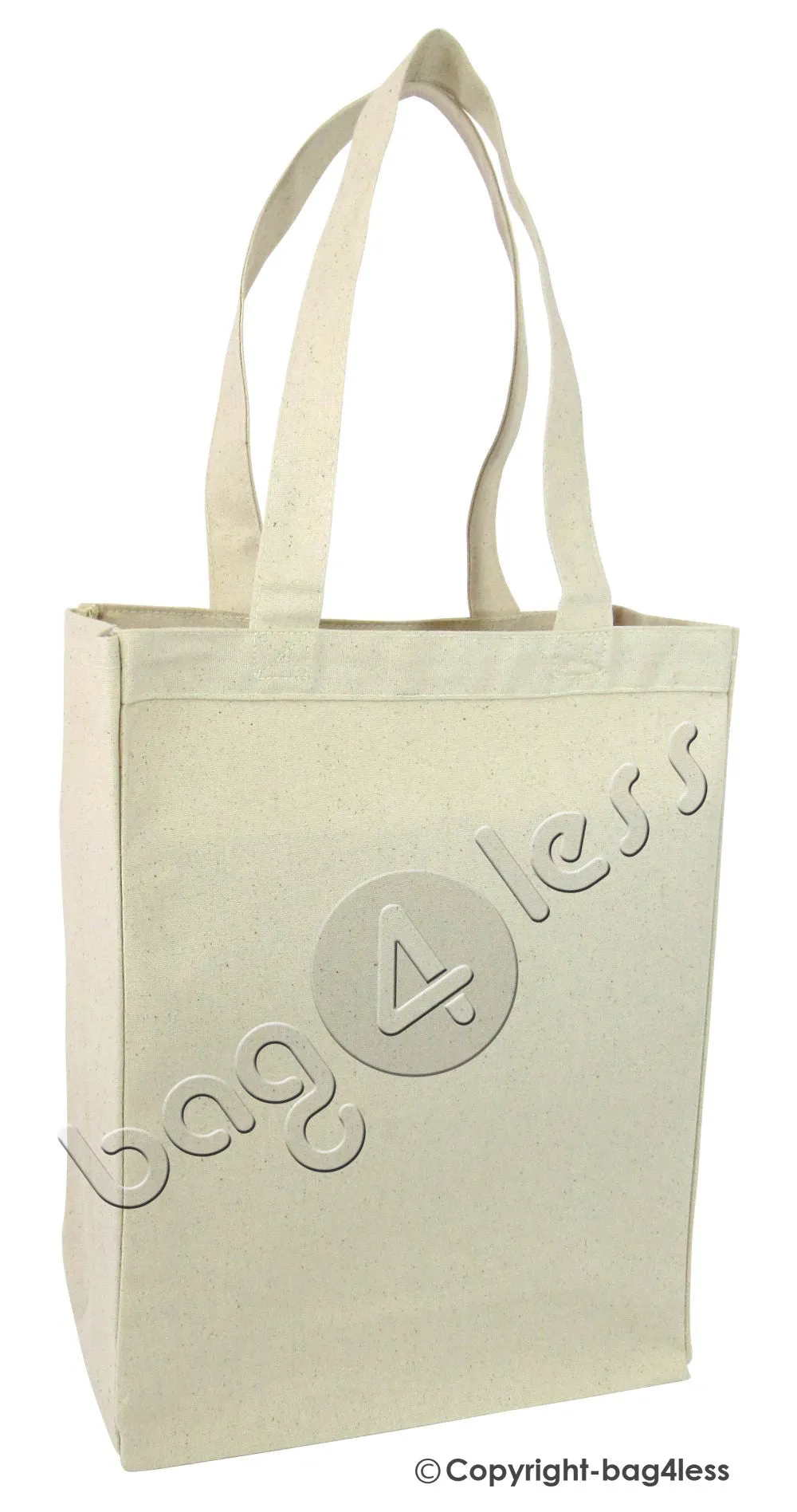 Canvas Gusset Shopping Tote Bag - TF210