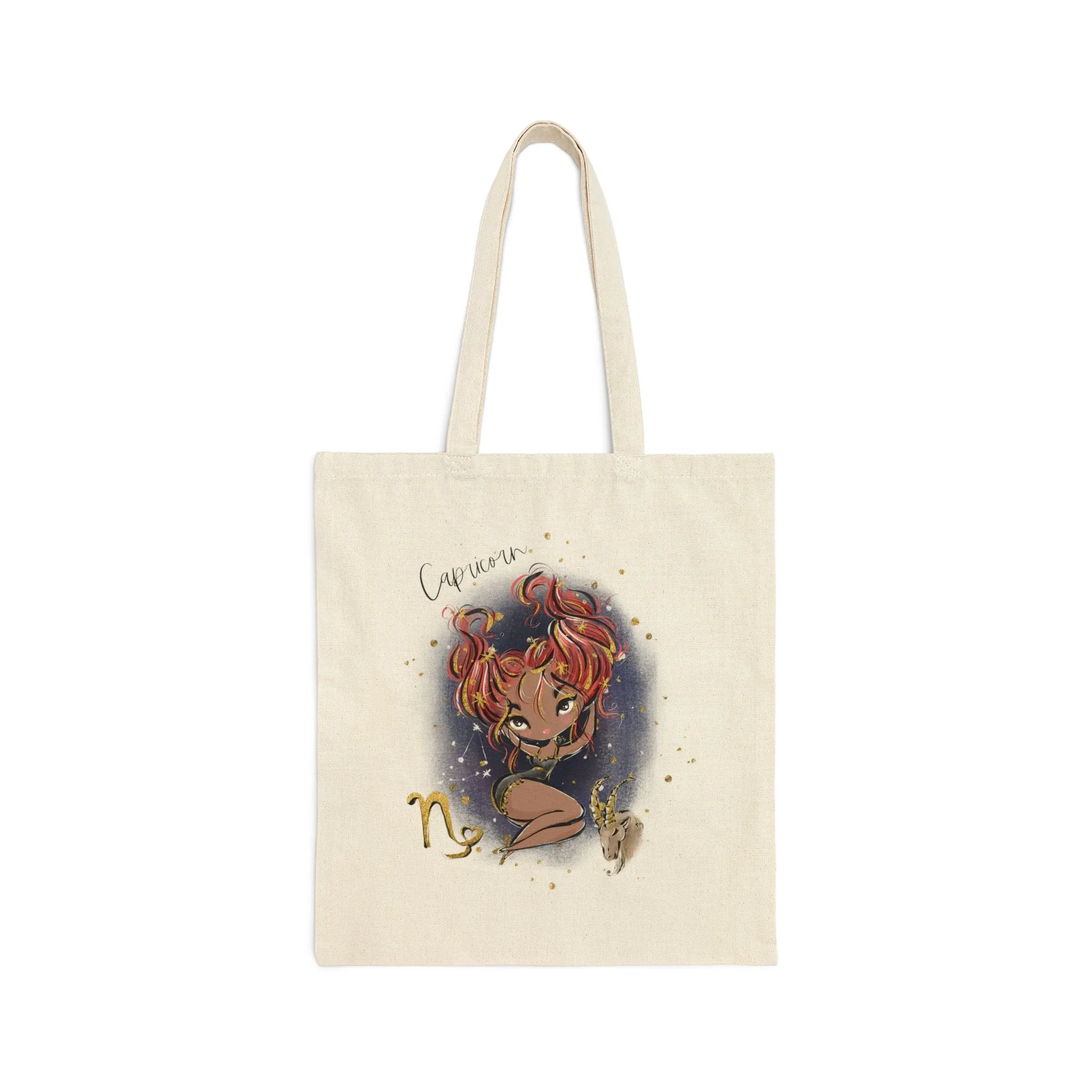 Canvas Tote Bag, Zodiac, Capricorn