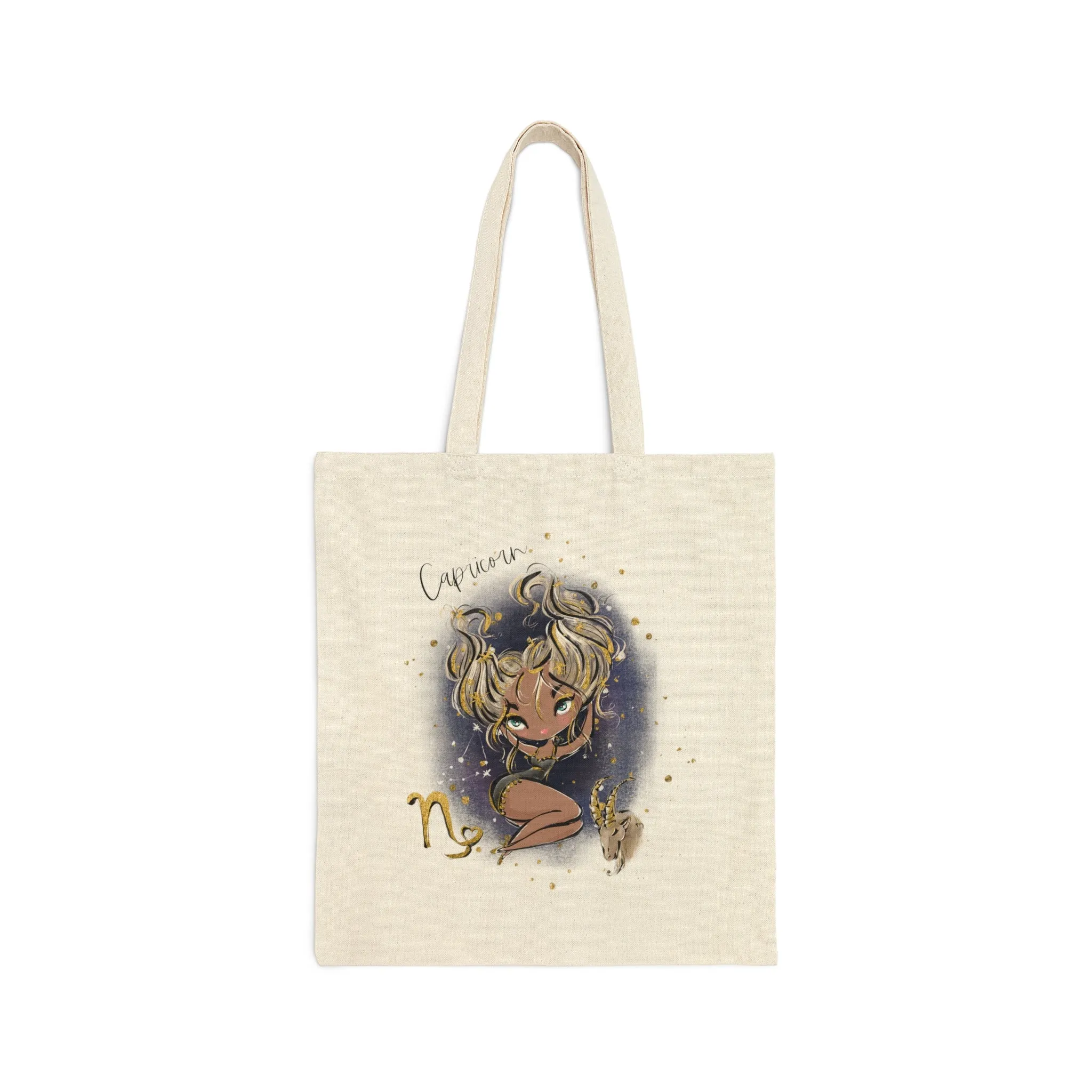 Canvas Tote Bag, Zodiac, Capricorn