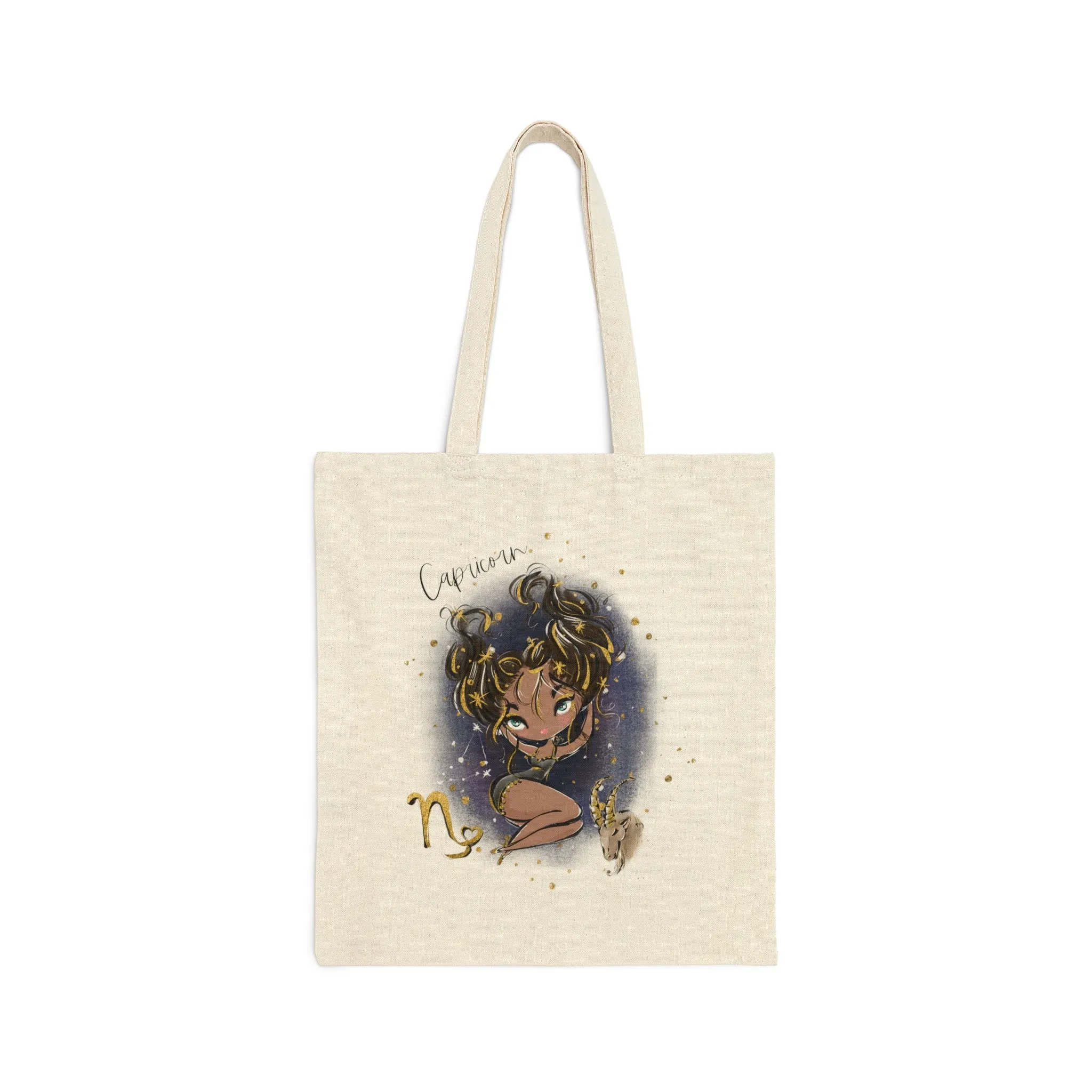 Canvas Tote Bag, Zodiac, Capricorn