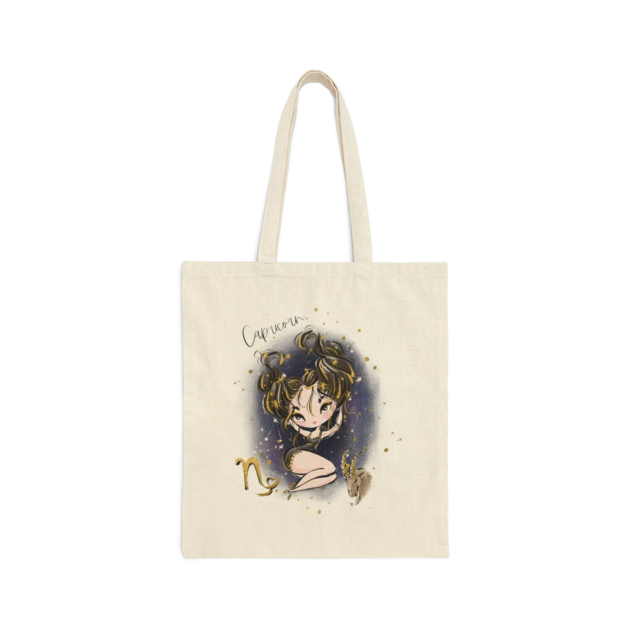 Canvas Tote Bag, Zodiac, Capricorn