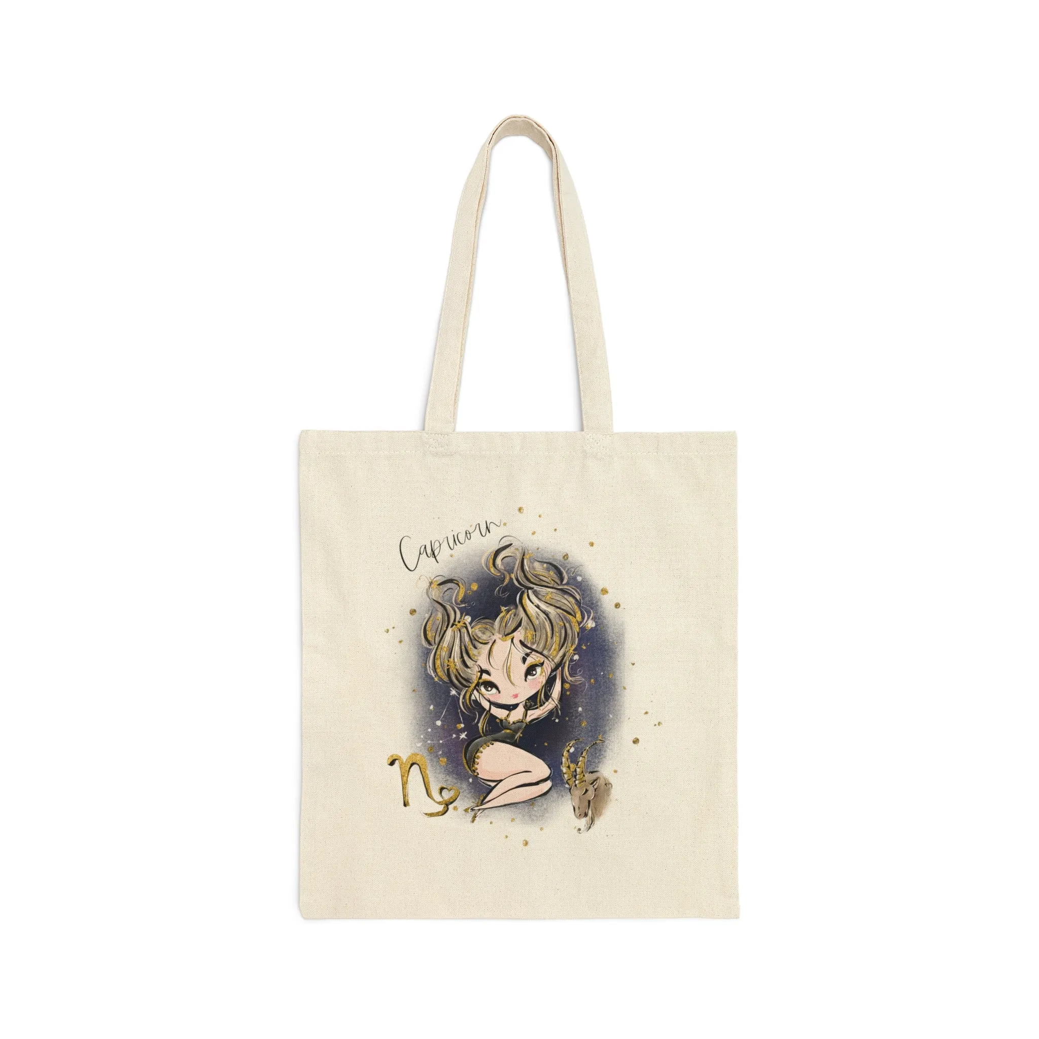 Canvas Tote Bag, Zodiac, Capricorn