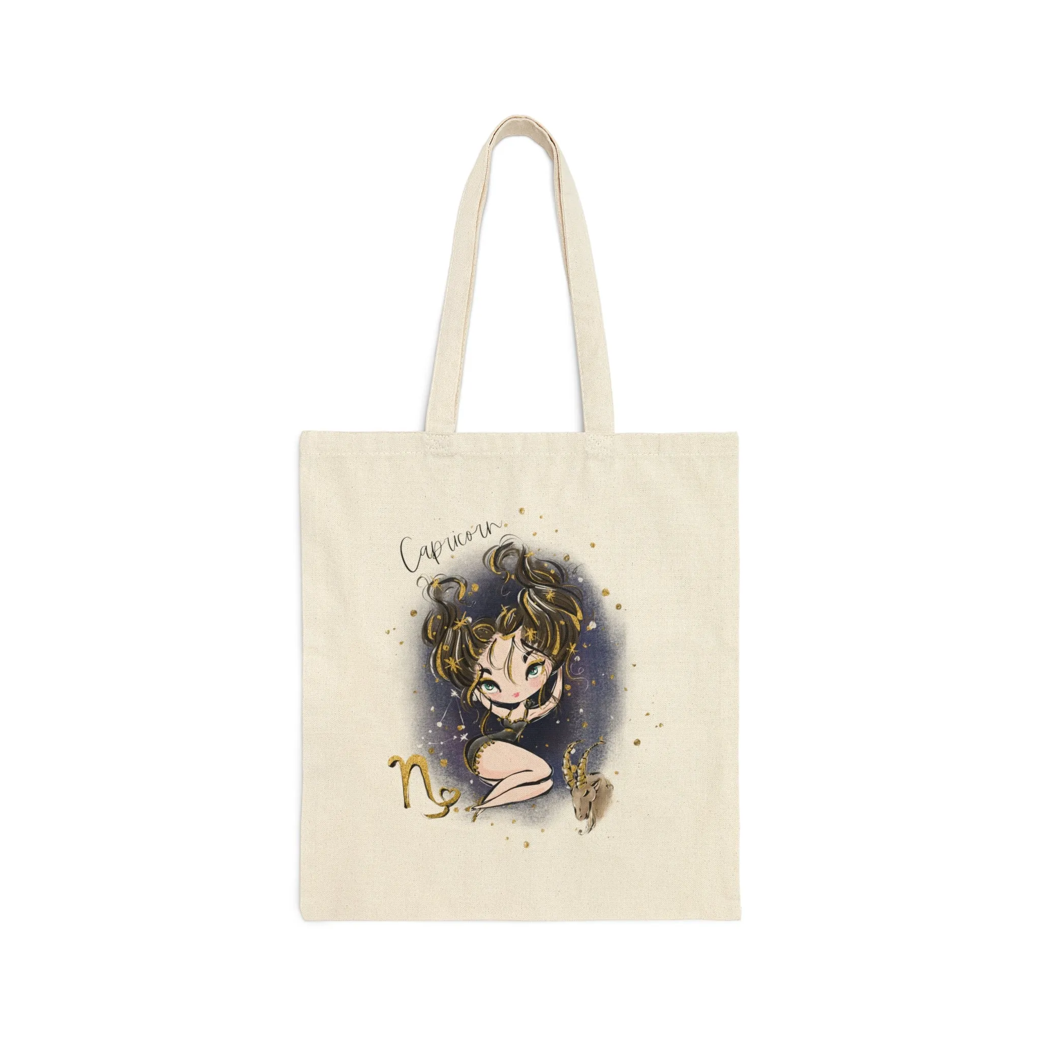 Canvas Tote Bag, Zodiac, Capricorn