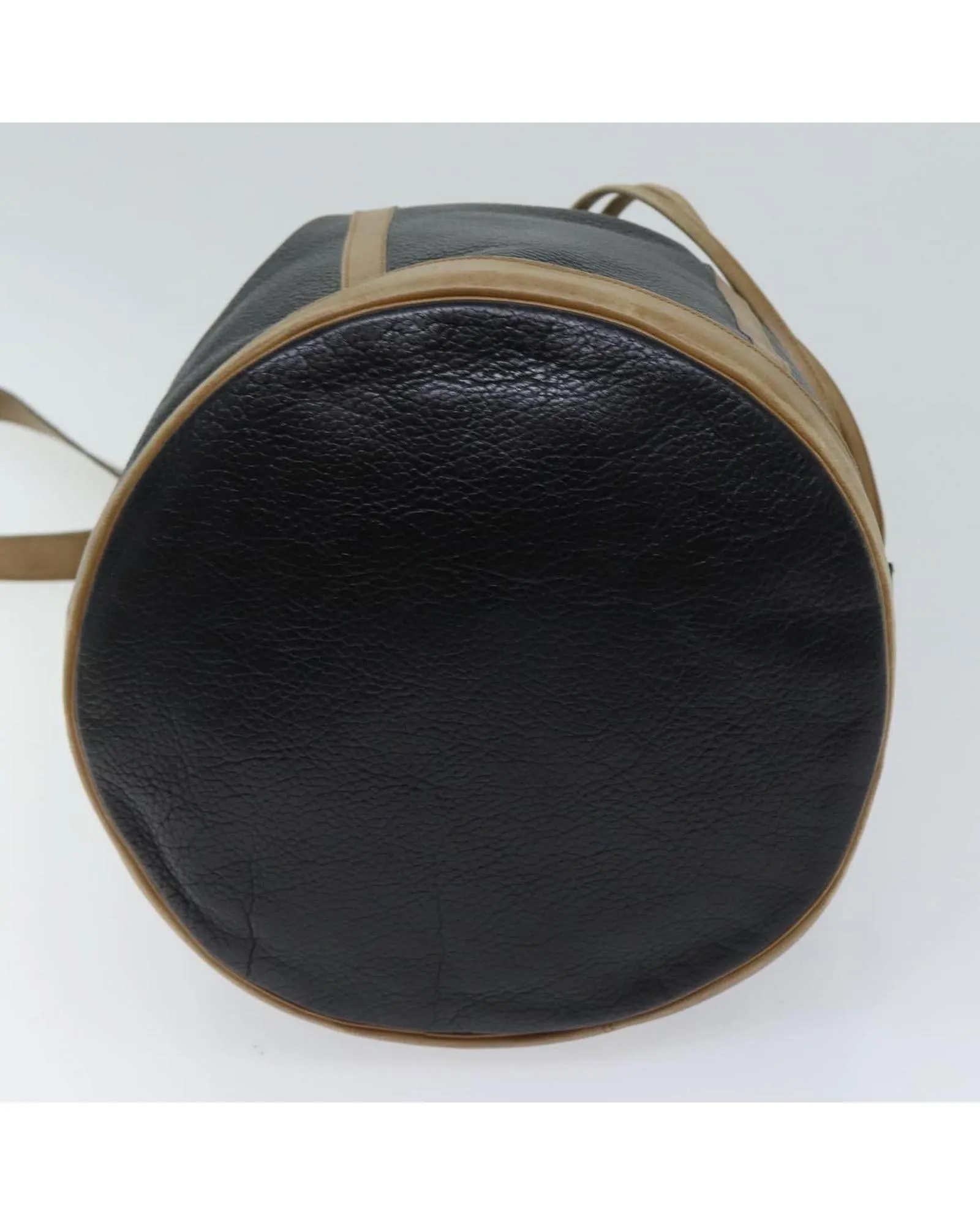 Christian Dior Diorissimo Black Leather Bucket Bag