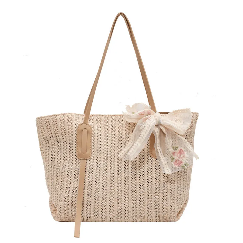 CL799 - Summer Straw Bucket Bag