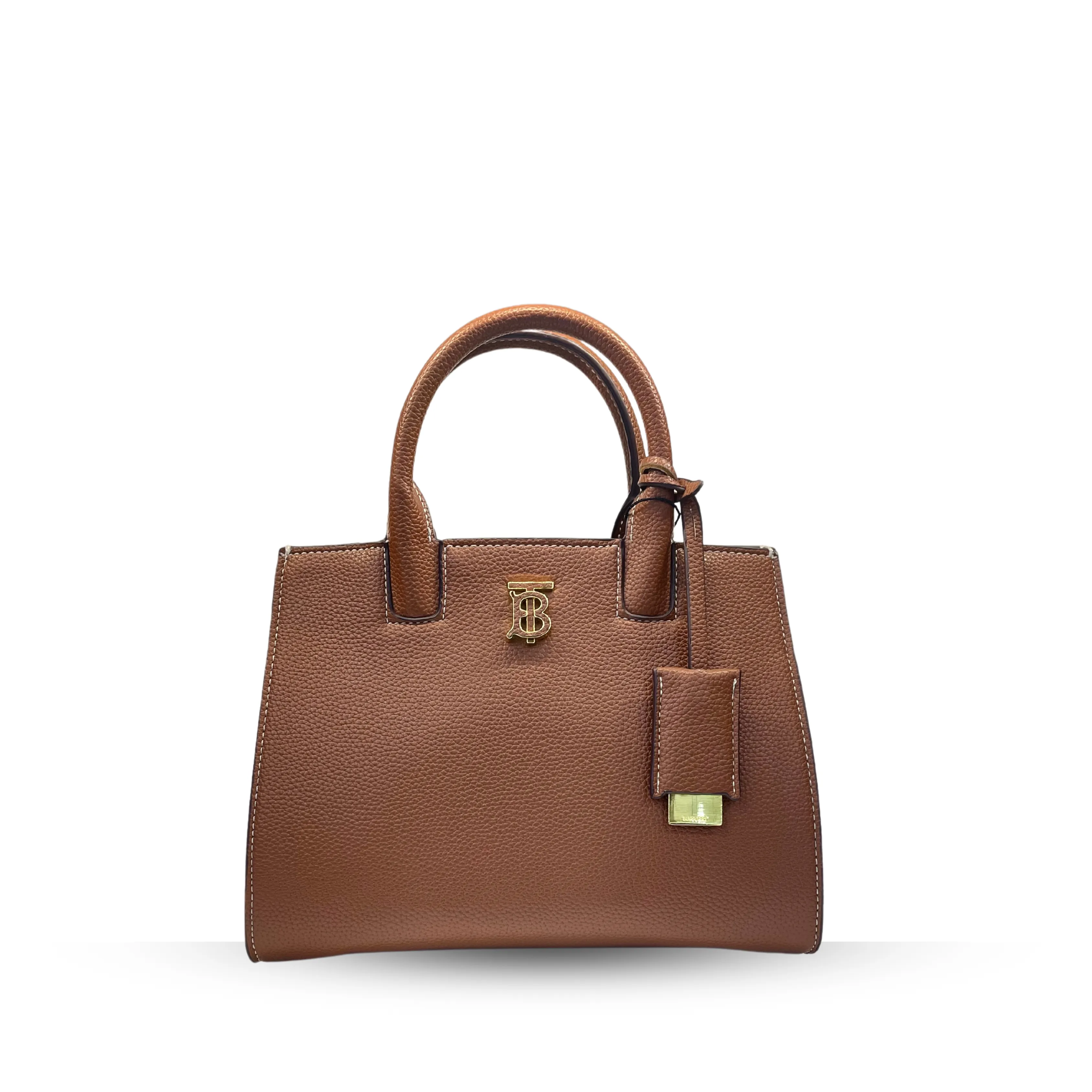 Classic Brown Leather Handbag | A1087