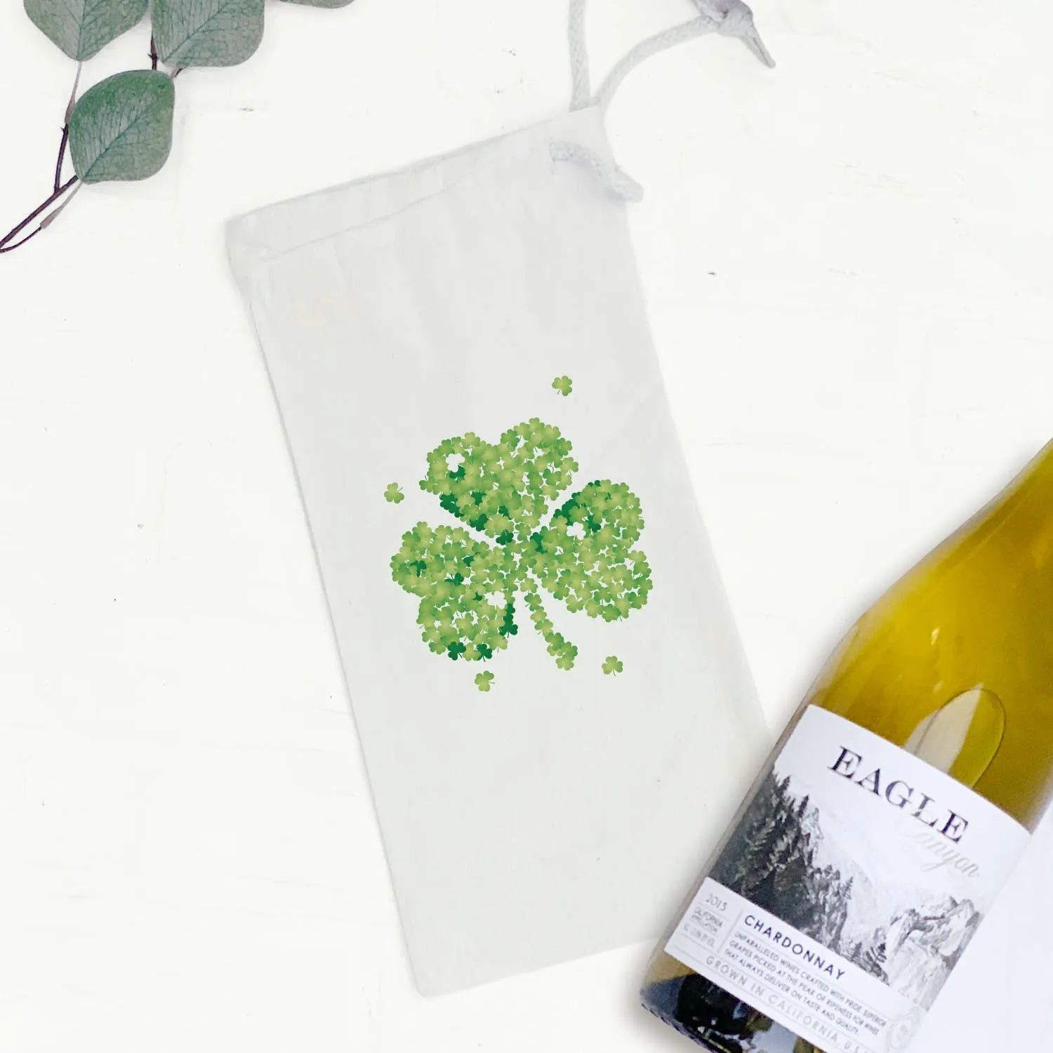 Clover of Clovers - Canvas Wine Bag