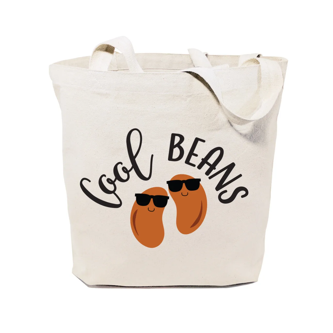 Cool Beans Cotton Canvas Tote Bag by The Cotton & Canvas Co.