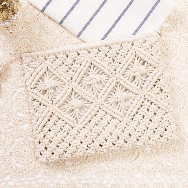 Crochet Clutch with Tassel