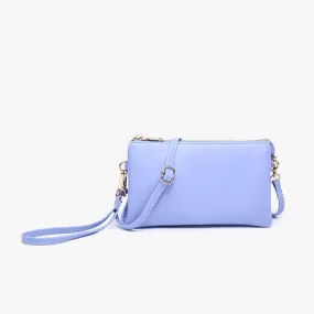 Deep Periwimkle Riley Wristlet Crossbody