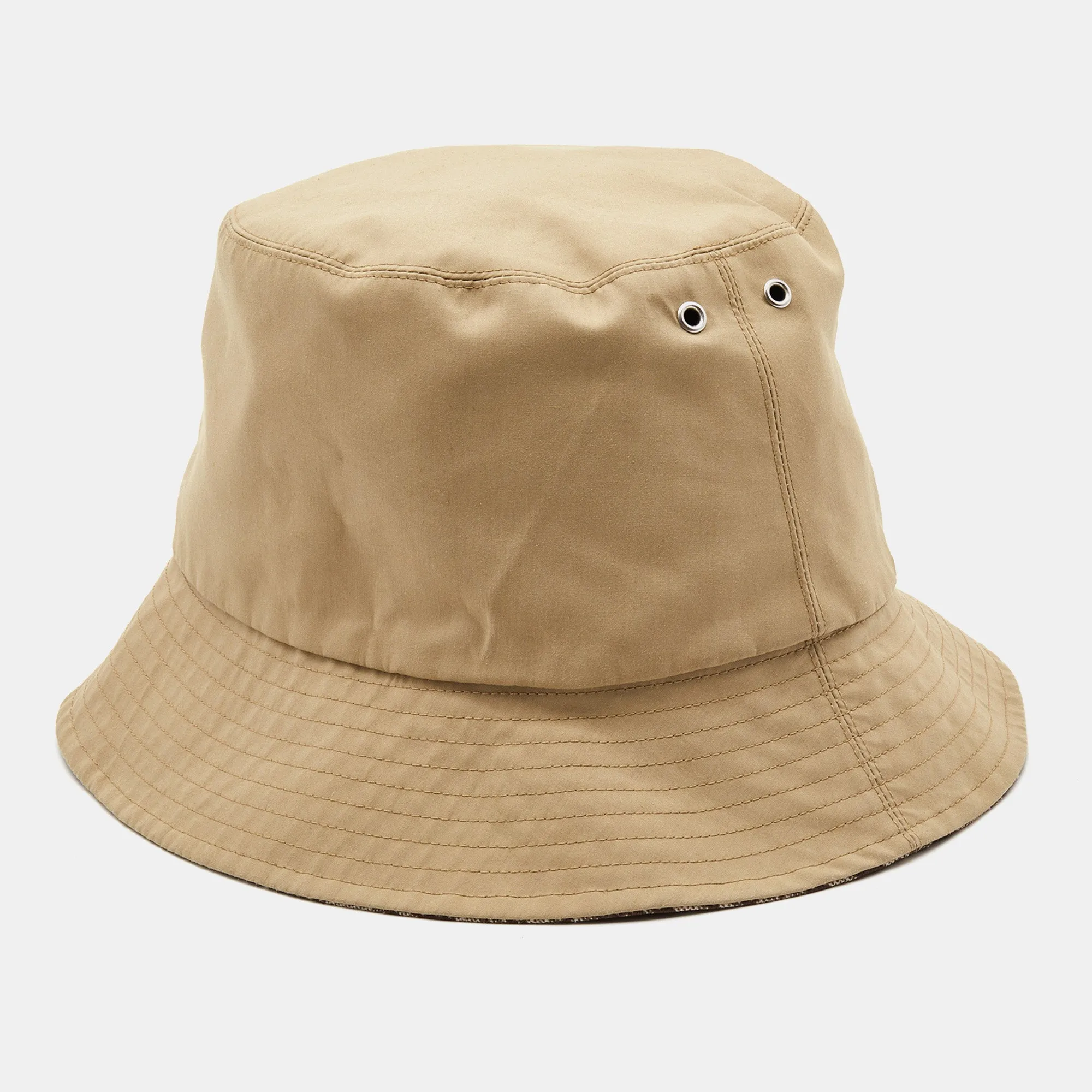 DIOR Beige/Brown Oblique Teddy-D Brim Reversible Bucket Hat 58