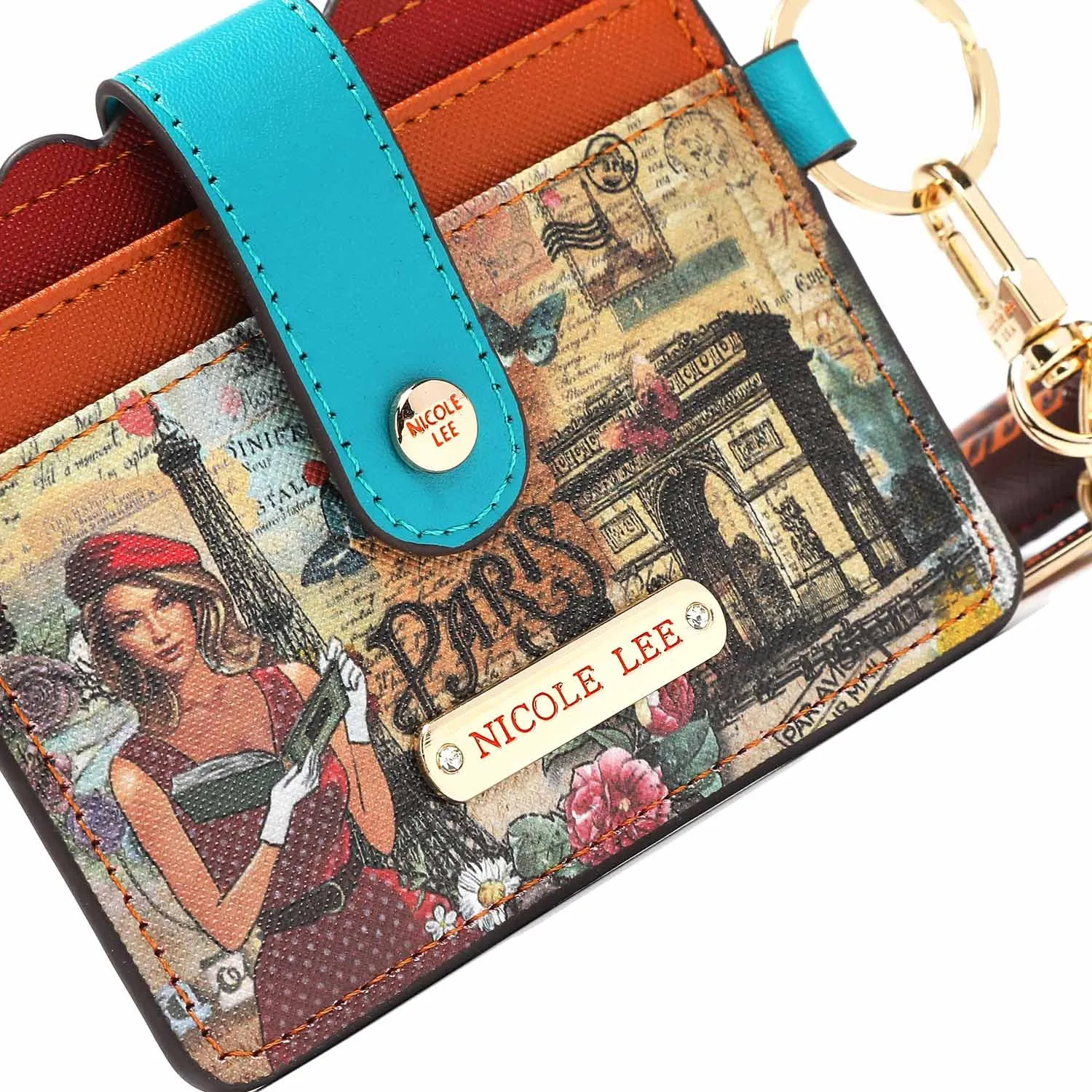 ELISA WALLET WRISTLET KEYCHAIN