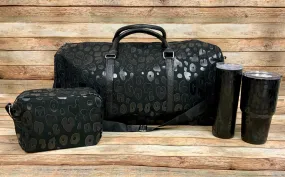 Fiona Leopard Accessory Bags, Duffle Bags and Tumblers (Sold Separately)