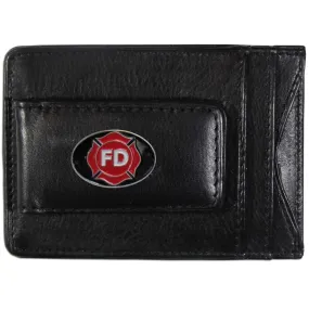 Firefighter Leather Cash & Cardholder