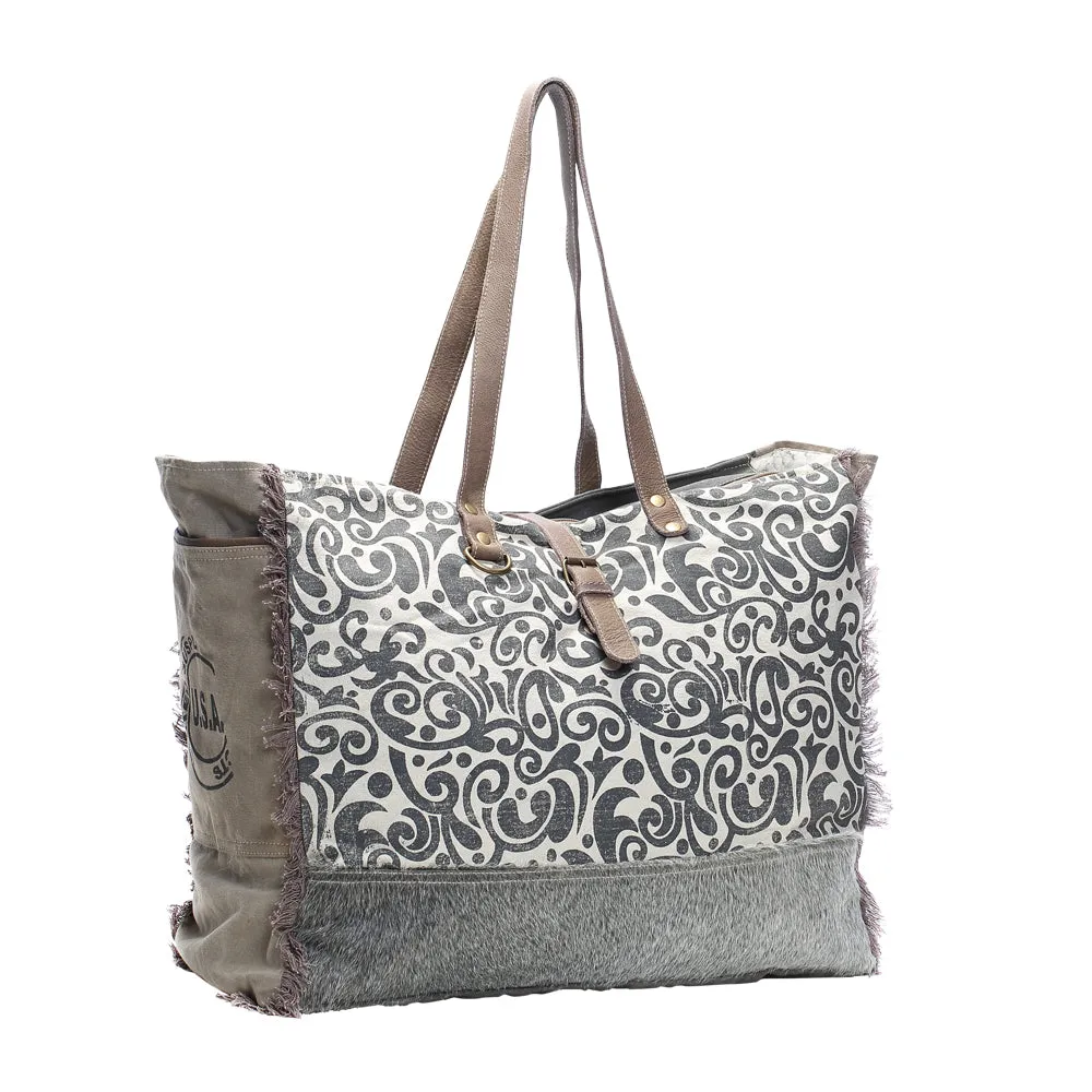 Floral Print Weekender Bag