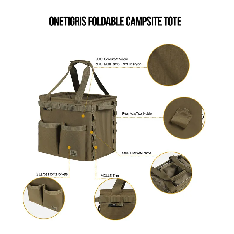 Foldable Campsite Tote