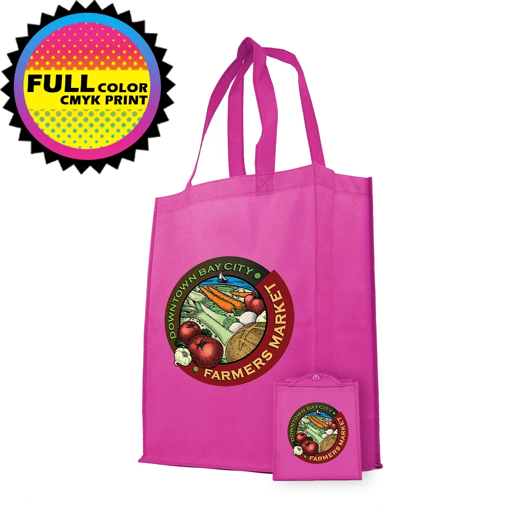 Foldable Grocery Tote *Fully Customizable* Bag Ban Approved