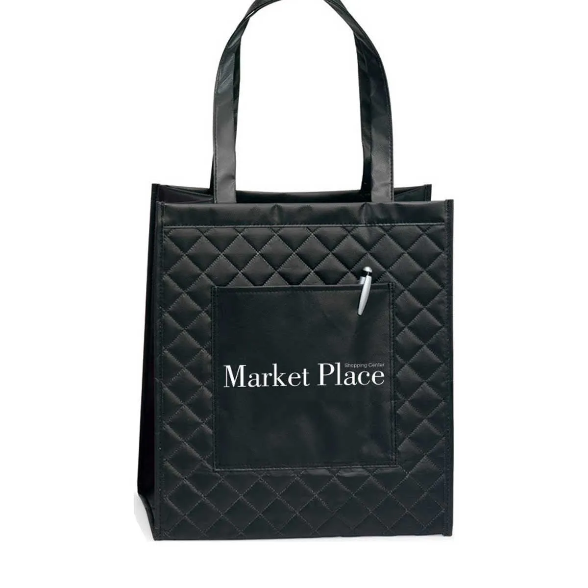 Gemline Black SoHo Shopper