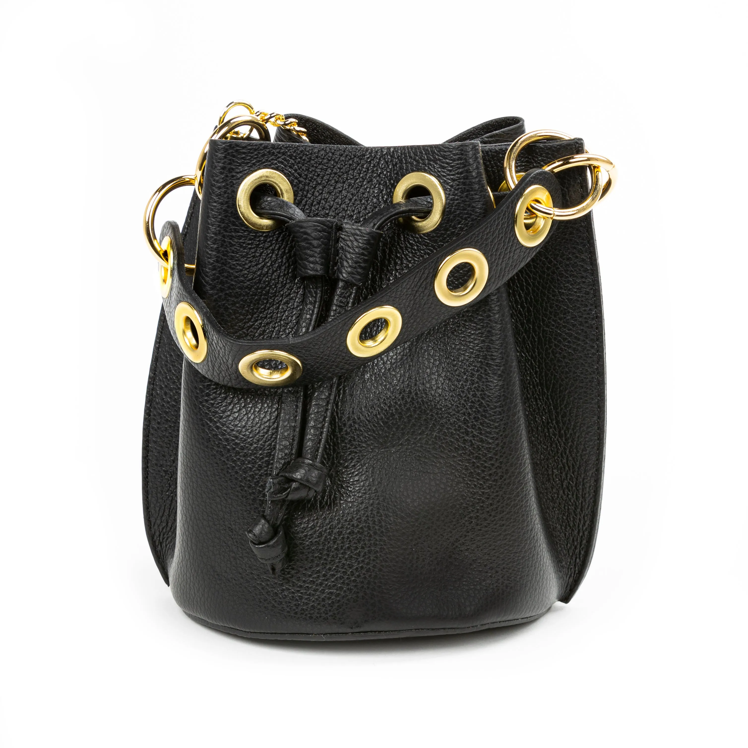 Germán Fuentes GF0441 LEATHER BUCKET BAG