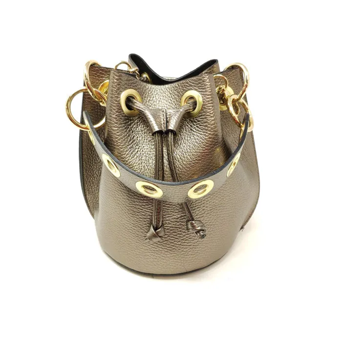 Germán Fuentes GF0441 LEATHER BUCKET BAG