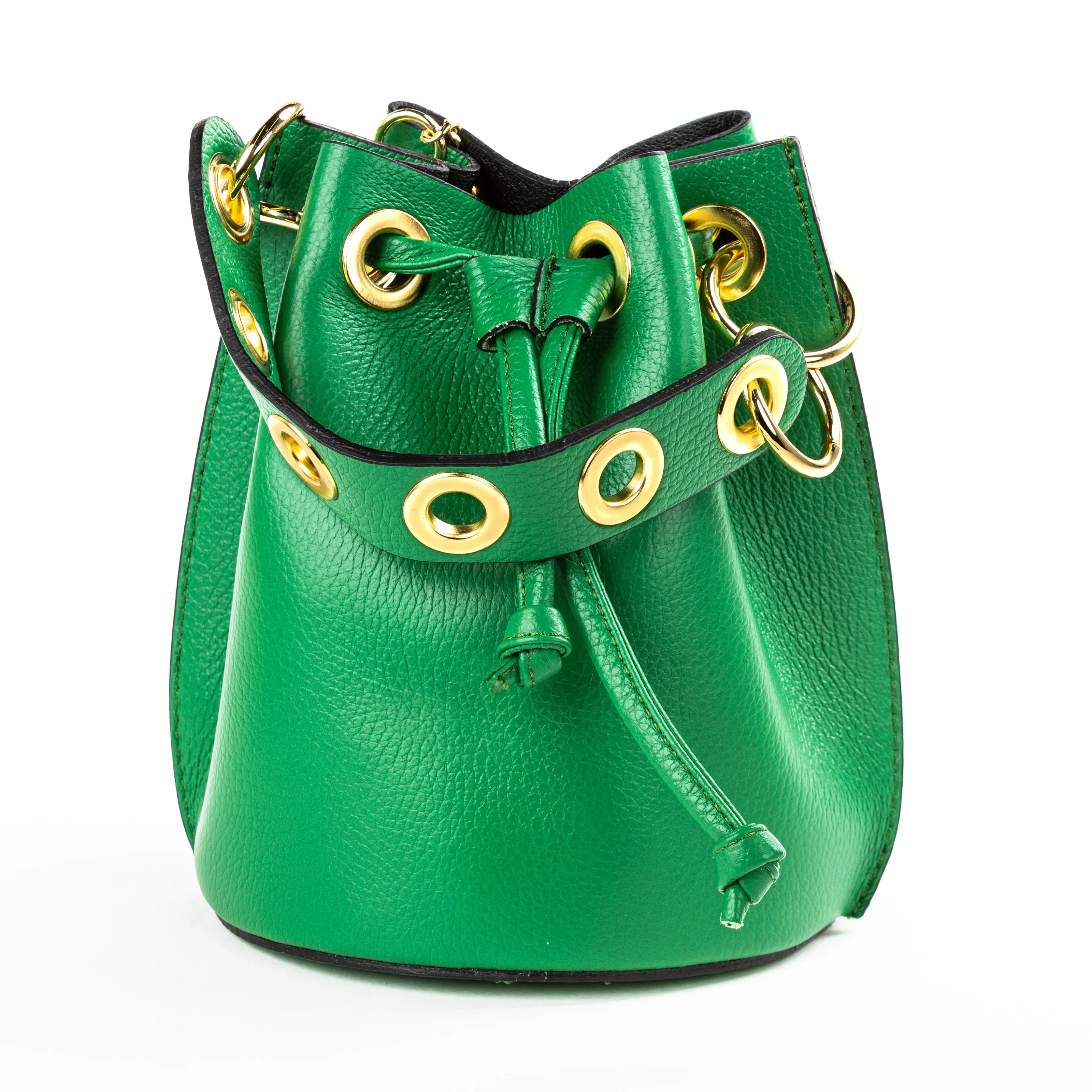 Germán Fuentes GF0441 LEATHER BUCKET BAG