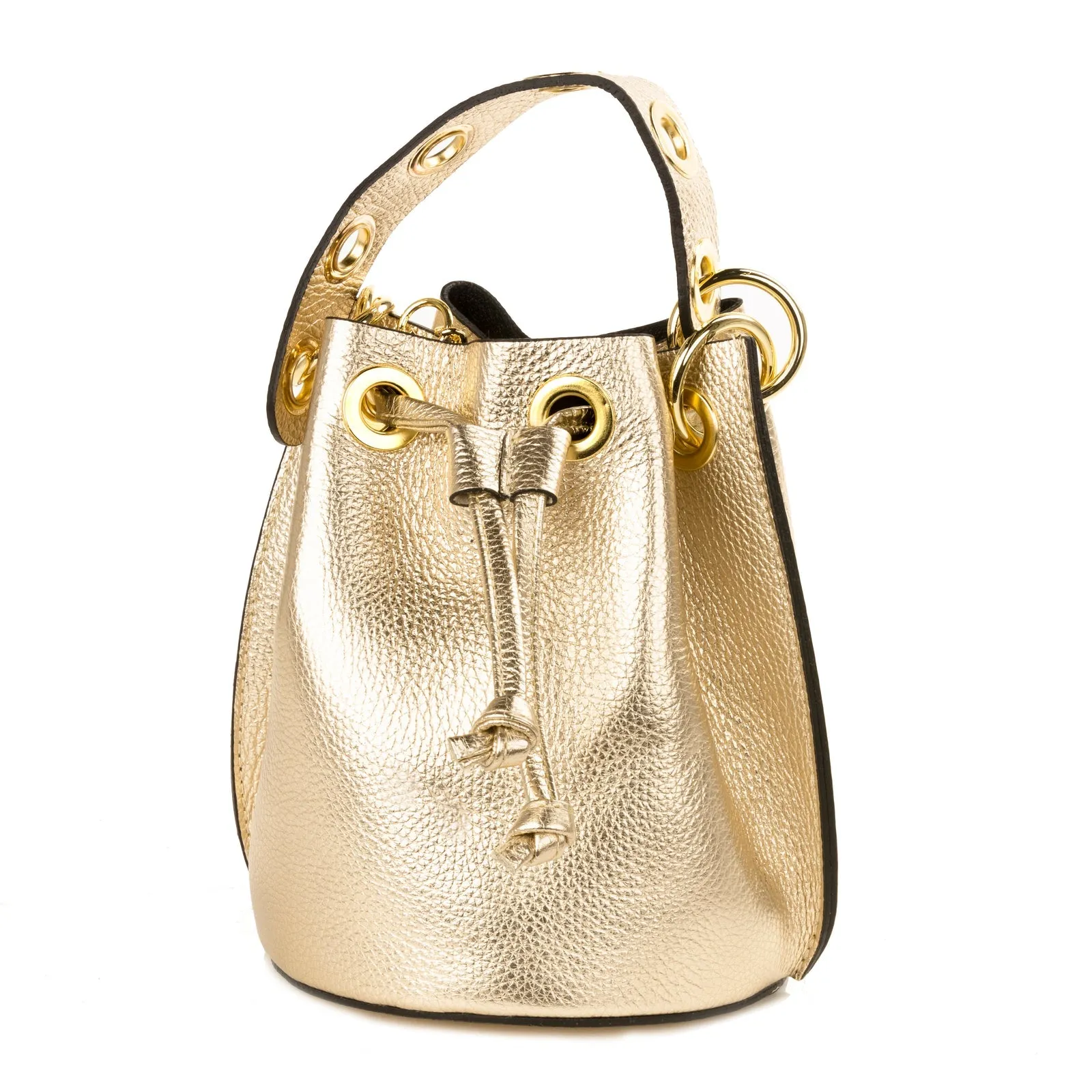 Germán Fuentes GF0441 LEATHER BUCKET BAG