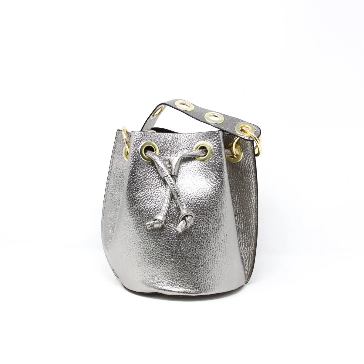 Germán Fuentes GF0441 LEATHER BUCKET BAG