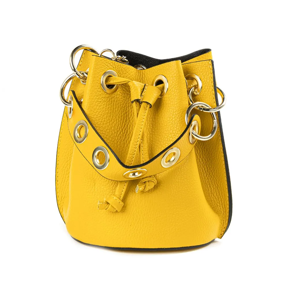 Germán Fuentes GF0441 LEATHER BUCKET BAG