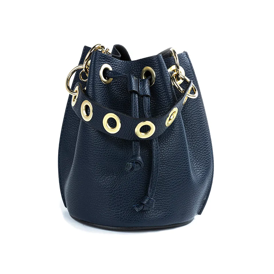 Germán Fuentes GF0441 LEATHER BUCKET BAG