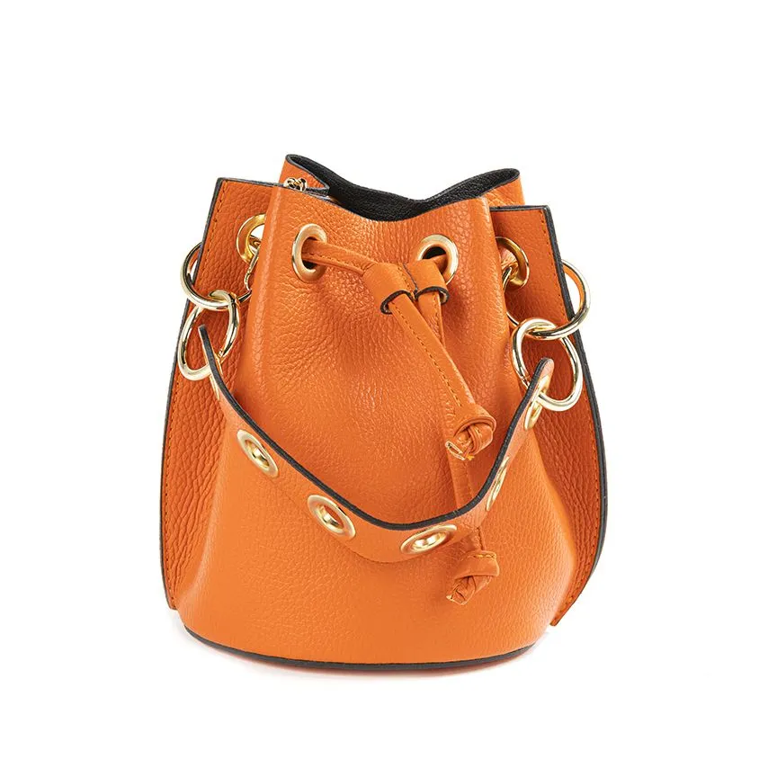 Germán Fuentes GF0441 LEATHER BUCKET BAG