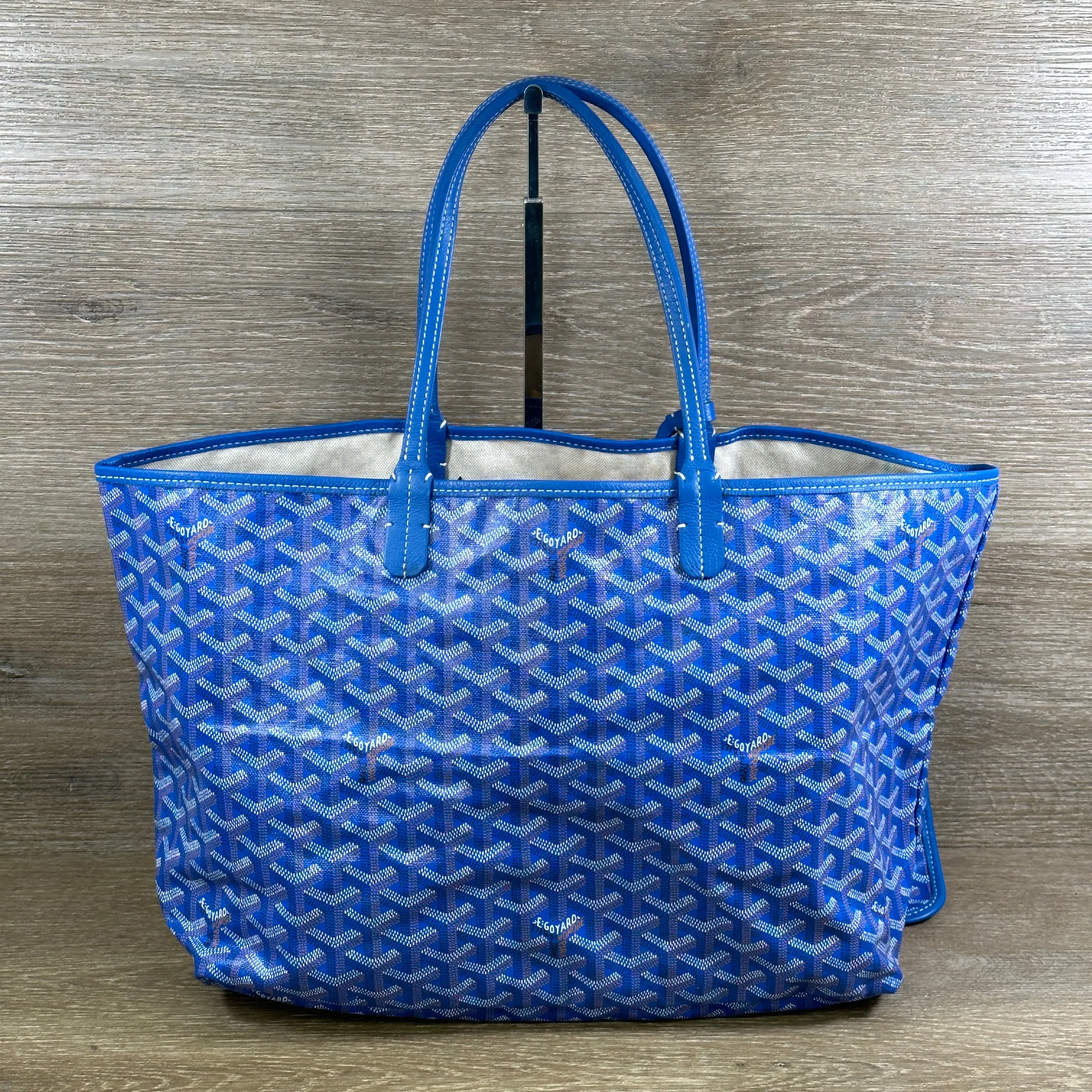 Goyard Goyardine St Louis PM Tote - Sky Blue