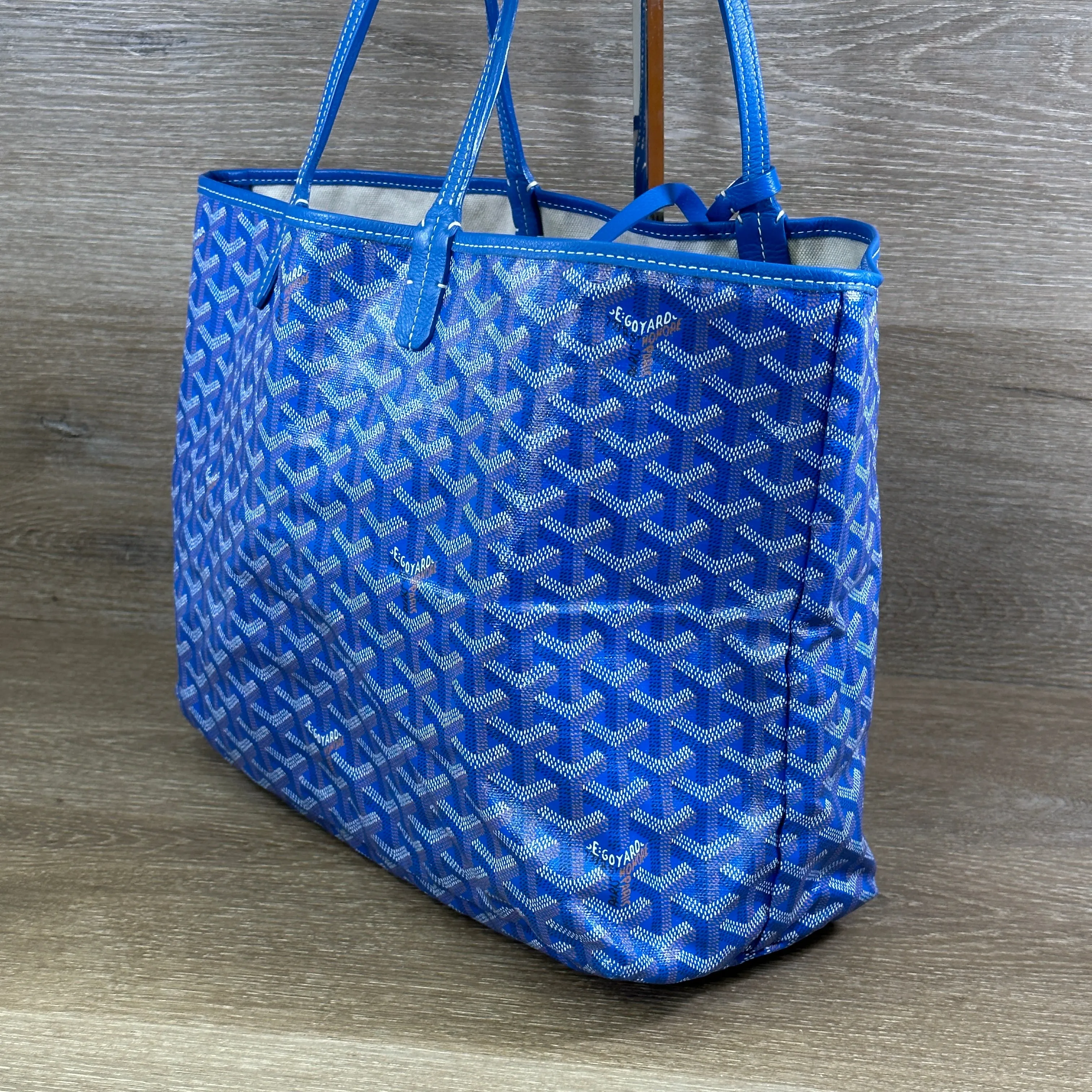 Goyard Goyardine St Louis PM Tote - Sky Blue