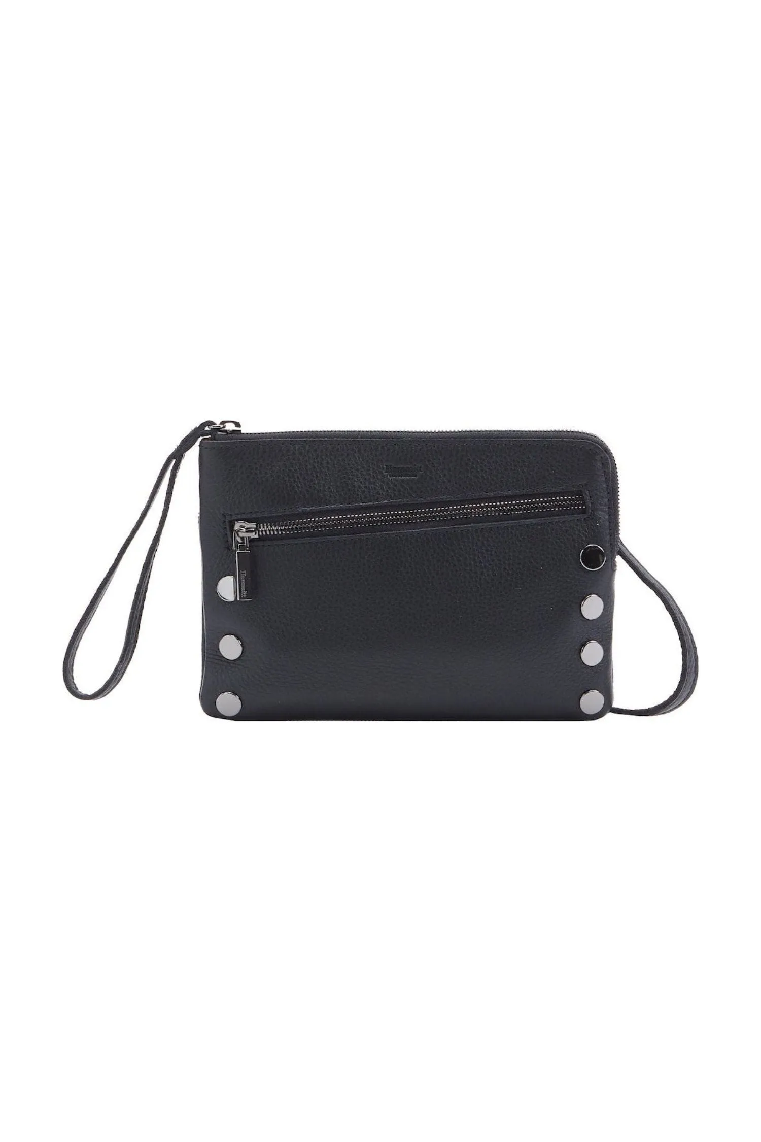 Hammitt Nash Small Clutch Crossbody Bag 14697 | Black/Gunmetal