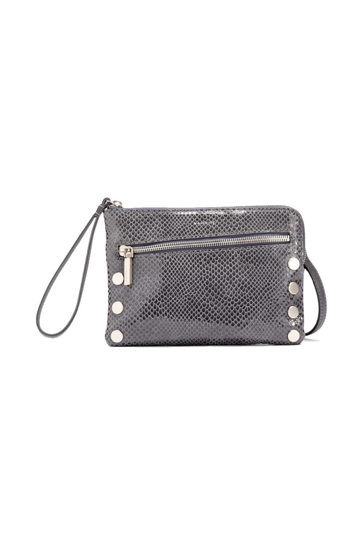 Hammitt Nash Small Clutch Crossbody Bag 14697  | Skyline Snake/Brushed Silver