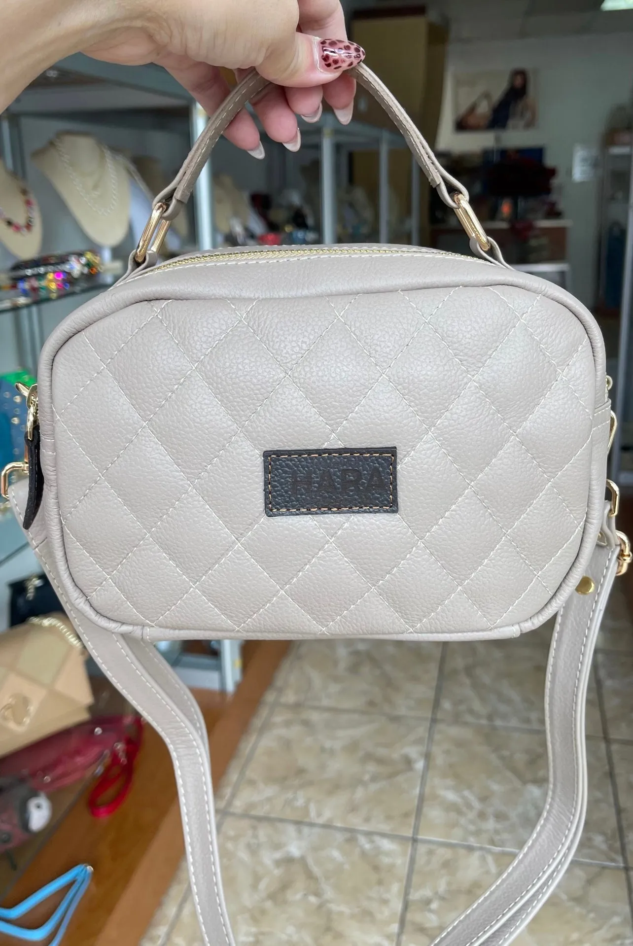 Hara Quilted Mini Bag