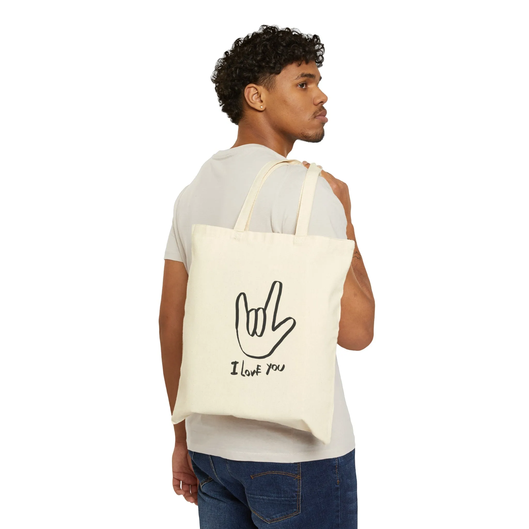 I Love You ASL Tote Bag