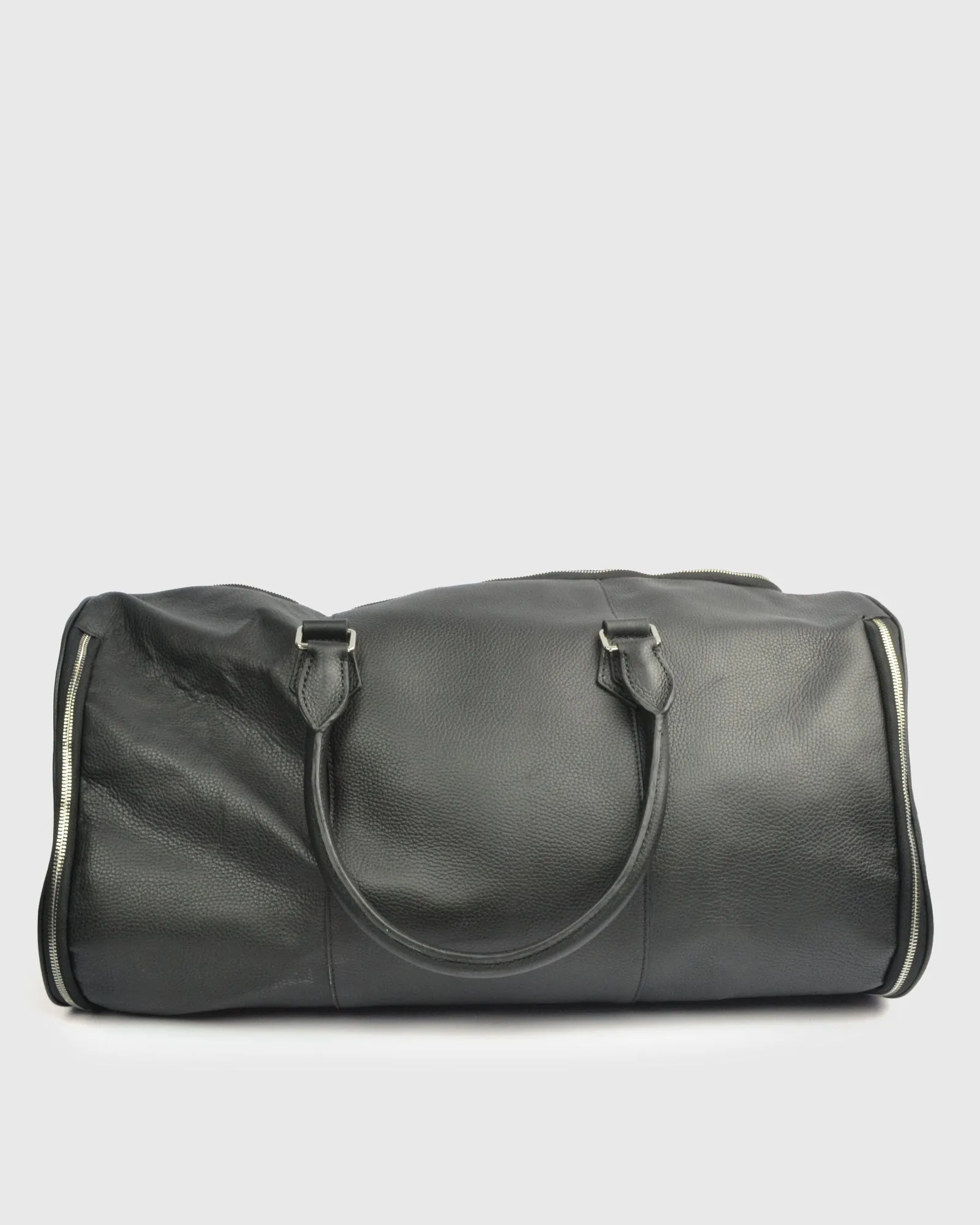 KARL LAGERFELD 8015930-990 BLACK CALF LEATHER TRAVEL BAG