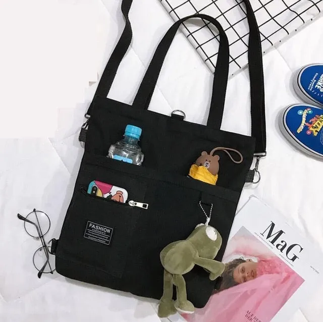 Kawaii Harajuku Canvas Shoulder Bags