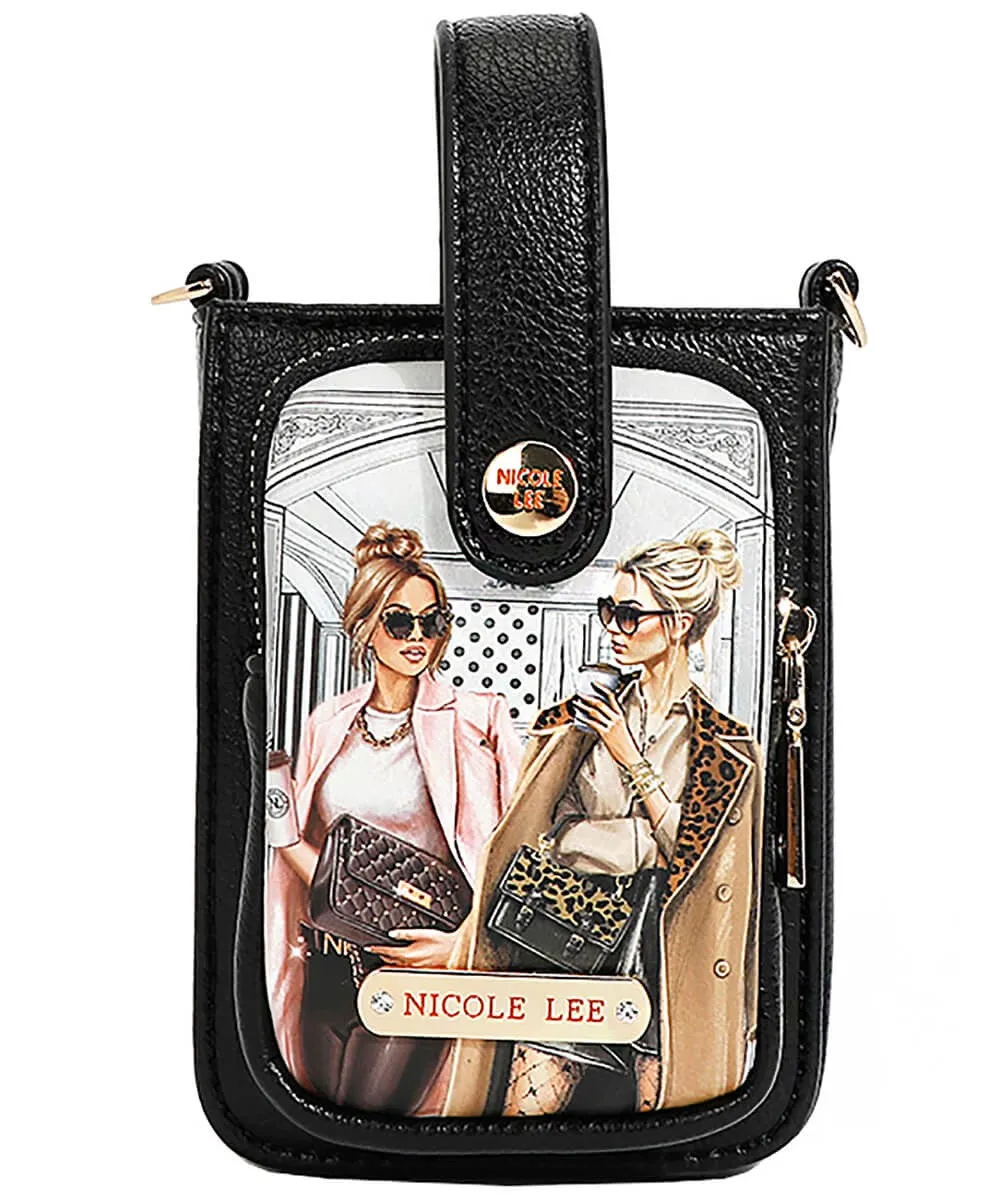 Ladies Nightout Strap Phone Case Crossbody By Nicole Lee