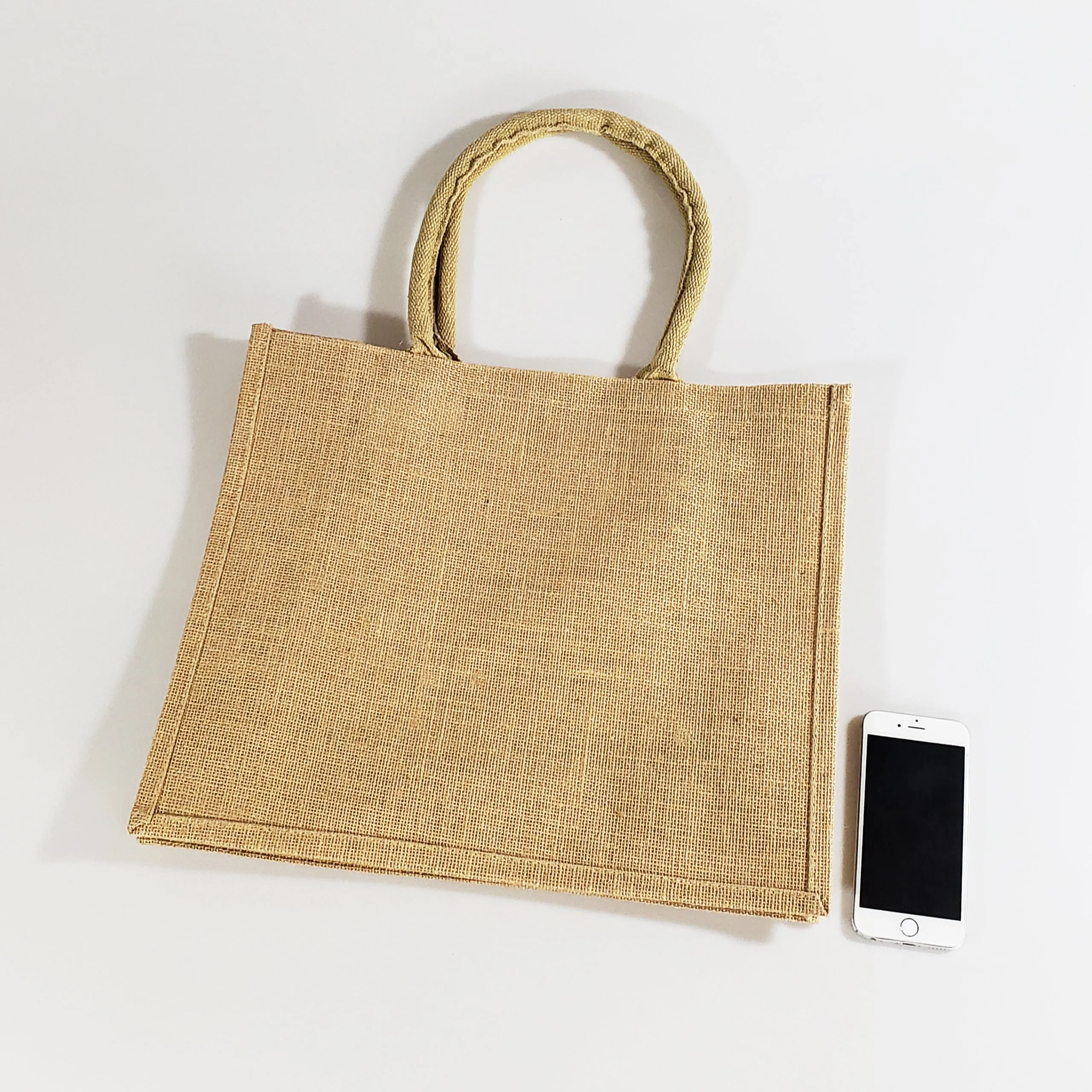 Large Burlap Shopping Bags / Reusable Jute Totes TJ889