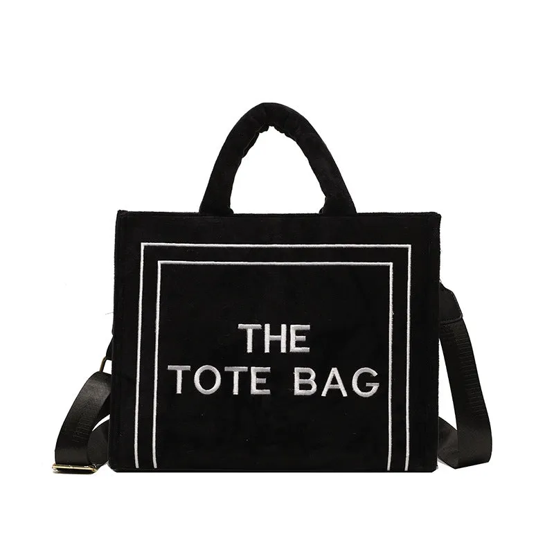 Large Plush Tote Bag