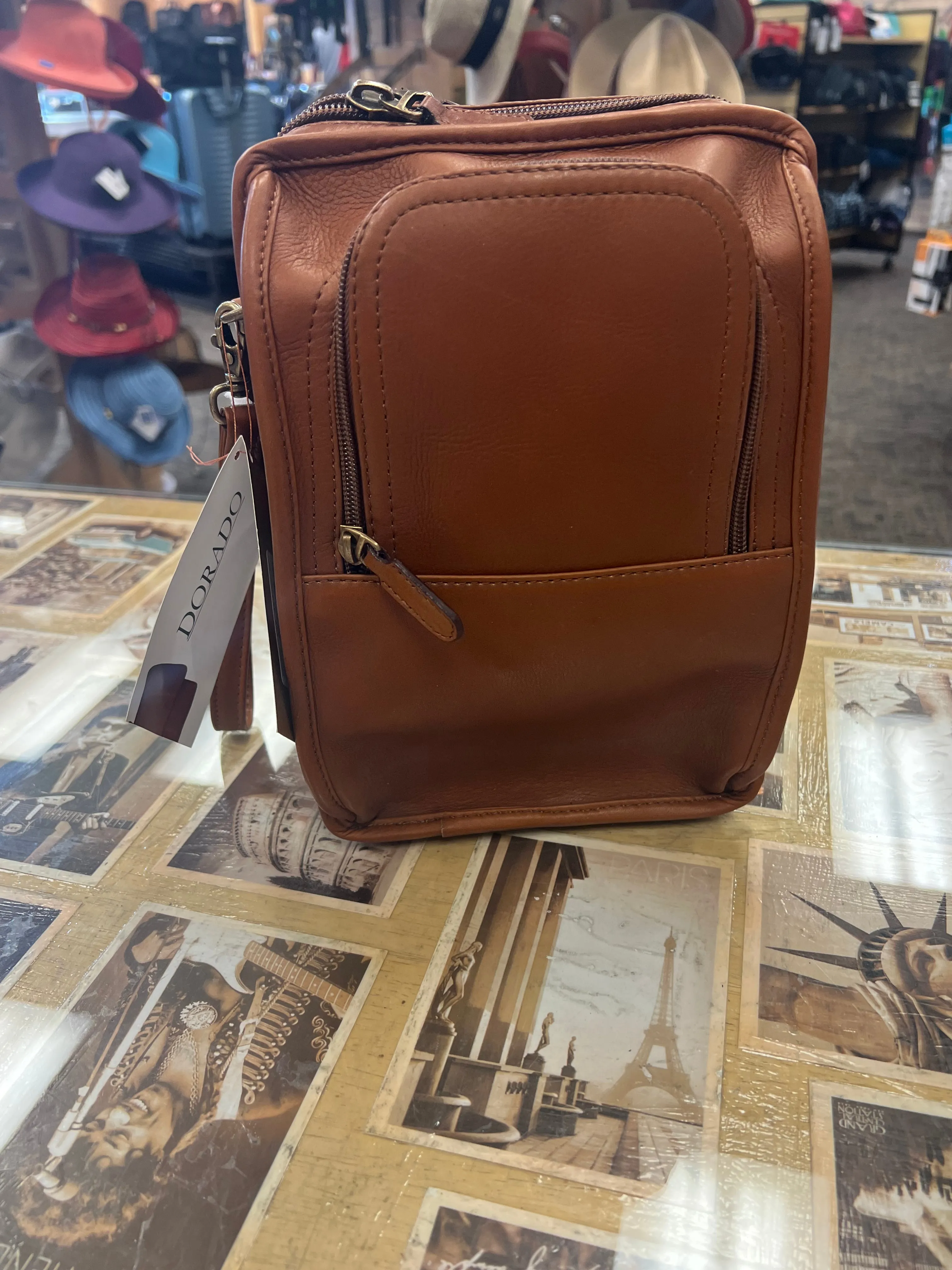 Leather Travel Tote